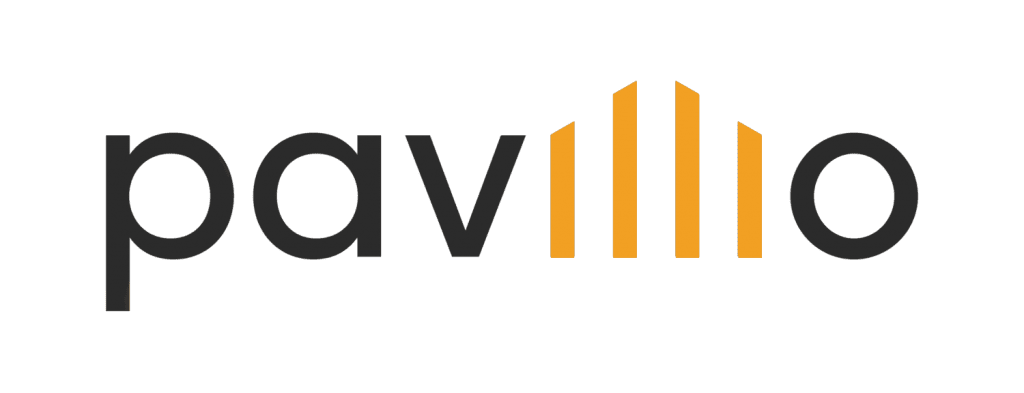 Pavillio logo - black and orange