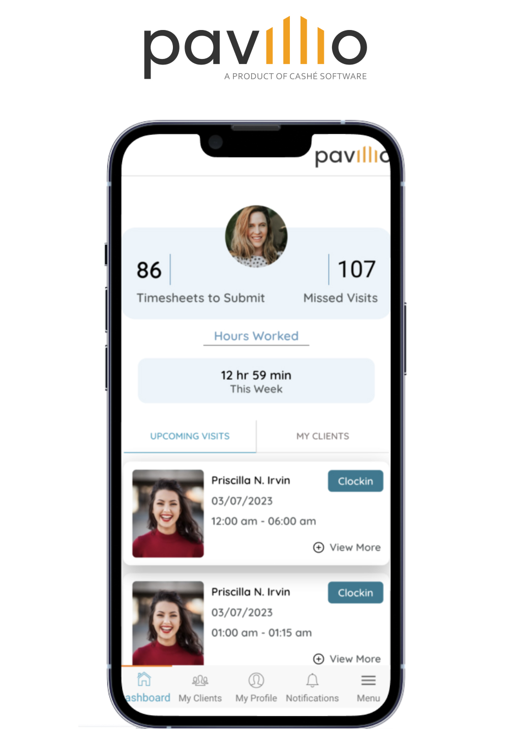 Pavillio Mobile App For Caregivers